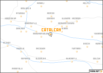 map of Çatalçam