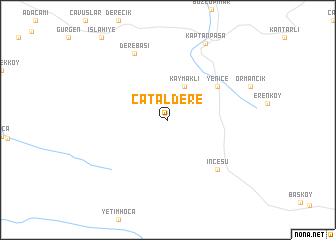 map of Çataldere