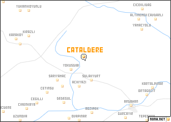 map of Çataldere