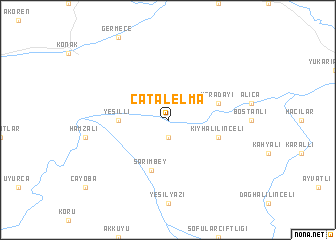 map of Çatalelma