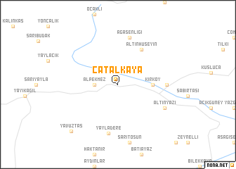 map of Çatalkaya