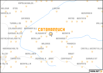 map of Catamarruch