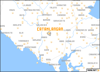 map of Catamlangan