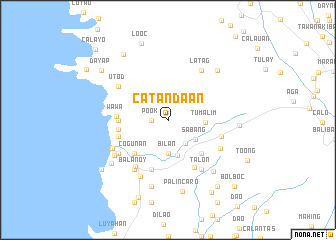 map of Catandaan