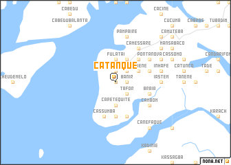 map of Catanque
