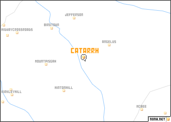 map of Catarrh