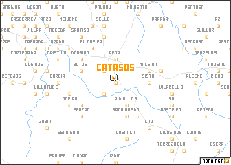 map of Catasós