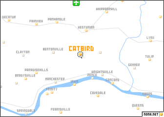 map of Catbird