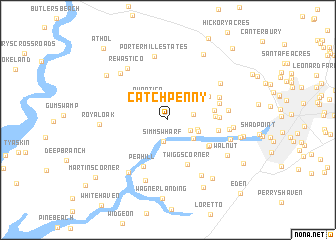 map of Catchpenny