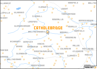 map of Cathole Bridge