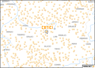 map of Catići