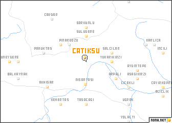 map of Çatıksu