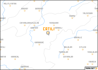 map of Çatılı