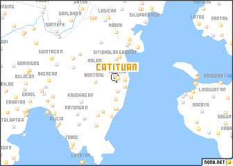 map of Catituan