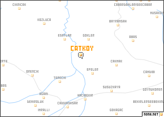 map of Çatköy