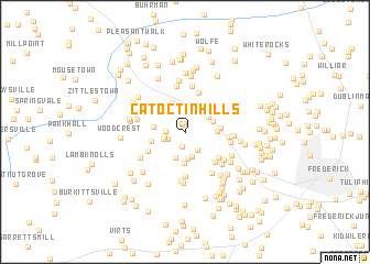 map of Catoctin Hills