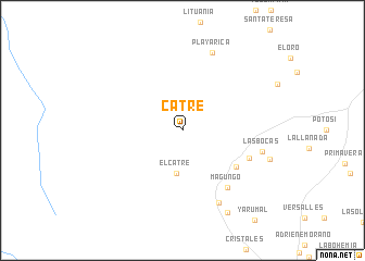 map of Catre