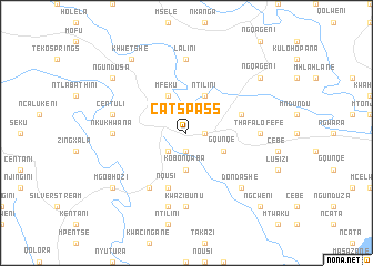 map of Catʼs Pass