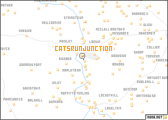 map of Cats Run Junction