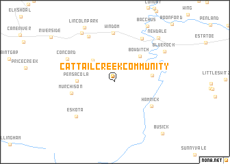 map of Cattail Creek Community