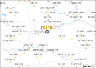 map of Cattal