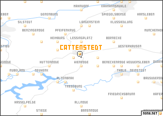 map of Cattenstedt