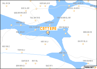 map of Çattepe