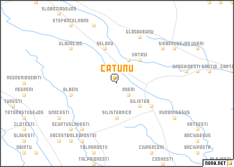 map of Cătunu