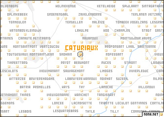 map of Caturiaux