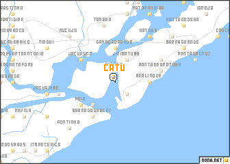 map of Catu