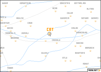 map of Çat