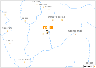 map of Cauai