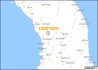 map of Cauayanin