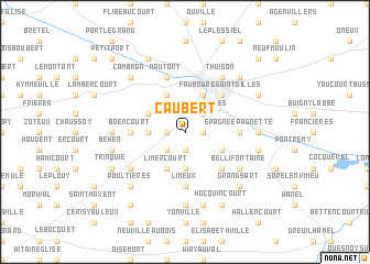 map of Caubert