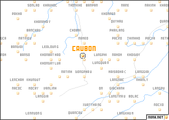 map of Cau Bon