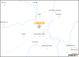 map of Cauchi