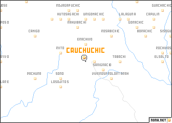 map of Cauchuchic