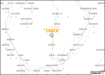 map of Cauco