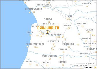 map of Caujuarito