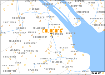 map of Cầu Ngang