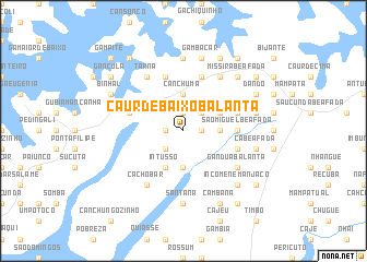 map of Caur de Baixo Balanta