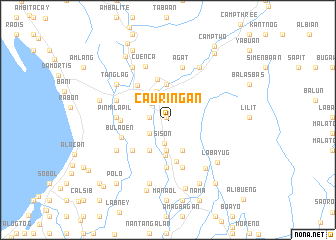 map of Cauriñgan