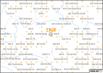 map of Caur