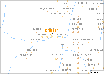 map of Cautia