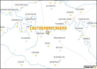 map of Cauto Embarcadero