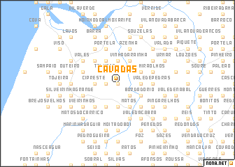 map of Cavadas