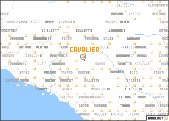 map of Cavalier
