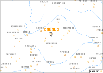 map of Cavalo