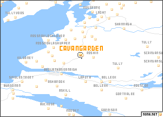 map of Cavangarden