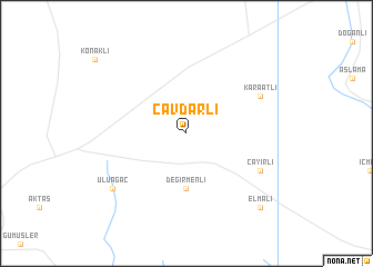 map of Çavdarlı